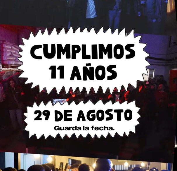 Entrada - Fiesta de aniversario
