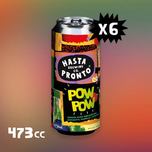 Pow Pow - Sour con Maracuyá, Guayaba, Cítricos y Vainilla